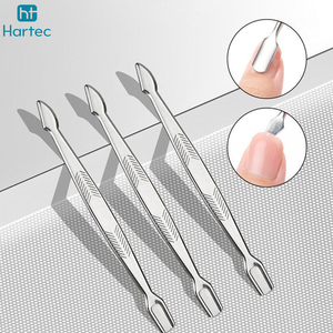 Newest Dual-Sided Stainless Steel Cuticle Nail Pushers For Salons Premium Quality Manicure Pedicure <b>Tools</b> For Professional Use - Product Image 6