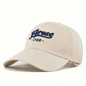 Gorra de Béisbol Deportiva Formal Personalizada con Bordado 3D de 6 Paneles, 100% Algodón, Unisex para Adultos, con Tela Común, MOQ Bajo - Product Image 1