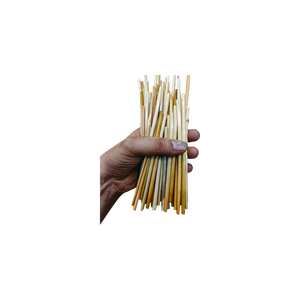 Wheat <b>Straw</b> <b>Disposable</b> <b>Straws</b> Natural Color Classic Style 50 Pcx Pack Biodegradable Eco-Friendly Plastic-Free Sustainable Party - Product Image 1