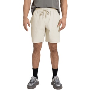 Compre Pantalones Cortos Deportivos Casuales de Lona para Hombre, Nuevos, de la Mejor Calidad, Venta Directa de Fábrica, Holgados, Sólidos, para Verano - Product Image 1