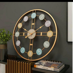 Creative abstract linear black metal wall <b>clock</b> brings a sharp contemporary artistic look, available at wholesale prices. - Product Image 3