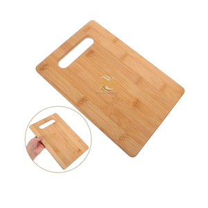 เขียงไม้ไผ่ธรรมชาติ เป็นมิตรกับสิ่งแวดล้อม สำหรับเตรียมอาหาร ขายส่ง - Product Image 3