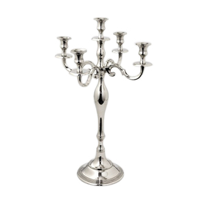 Bougeoir de table en aluminium et métal pour maison, bureau, mariage, événement, décoration de luxe, support de bougie personnalisé. - Product Image 3