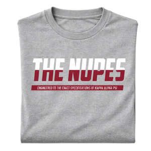 Kappa Alpha Psi The Nupes Chemise sans manches DriFit gris chiné, vêtement de fraternité grecque avec coupe athlétique et évacuation de l'humidité - Product Image 6