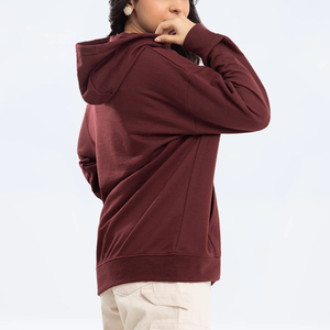 Sweat-shirt à capuche oversize pour femme, imprimé, avec poche avant, épaules tombantes, manches longues, décontracté, pour l'automne - Product Image 3