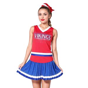 ออกแบบชุดยูนิฟอร์มเชียร์ลีดเดอร์ของทีมของคุณเอง ผ้าเนื้อนุ่ม โพลีเอสเตอร์ 100% ชุดฝึกซ้อมทีม - Product Image 1