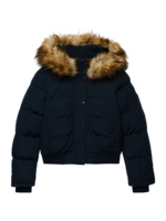 Veste d'hiver matelassée haut de gamme pour femme, vêtement décontracté d'extérieur personnalisé, coupe-vent avec fermeture éclair et poches latérales, manteau pour femme