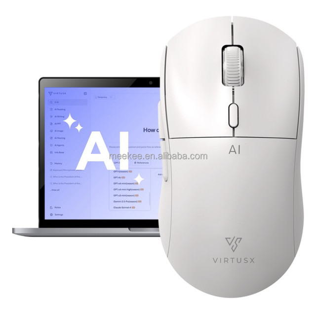 Simple AI Mouse with USB Interface and Voice Assistant for Real-Time Translation and Note-Taking