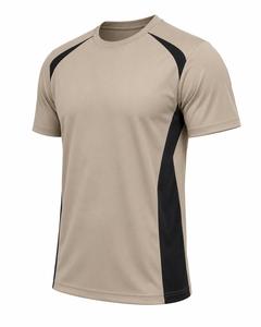 Men's Custom Color <b>Raglan</b> Sleeve T-Shirt O-Neck Quick Dry Slim Fit Sporty Style Knitted 100% Polyester Short Sleeve Solid Color - Product Image 3