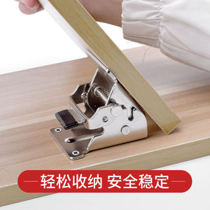 90 Degree Self Locking <b>Folding</b> Hinge Stainless Steel Heavy Duty For <b>Coffee</b> <b>Table</b> Bed Chair Legs - Product Image 2