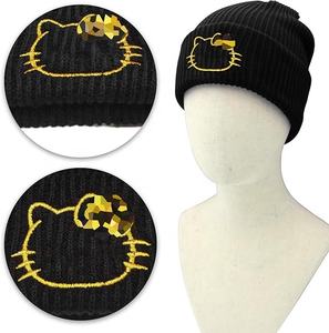 หมวกไหมพรมอะนิเมะปักลายการ์ตูนหมวกถักสีขาวสำหรับฤดูใบไม้ร่วงฤดูหนาวหมวกบีนนี่อบอุ่นสำหรับคริสต์มาสฮาโลวีนอีสเตอร์ - Product Image 2