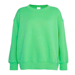 Sudaderas de invierno para mujer, diseño personalizado, logotipo tejido en la parte delantera, secado rápido, 100% algodón, corte holgado, sudadera larga para hombre - Product Image 2