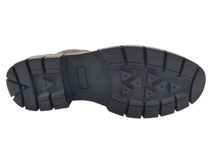 Botas Chukka de Tobillo para Hombre, de Cuero Genuino Negro, con Cordones, Punta Redonda, Suela de Goma Antideslizante, Entresuela de EVA, para Todas las Temporadas - Product Image 3