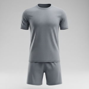 ชุดฟุตบอลแบบ unisex พร้อมกางเกงขาสั้น ชุดเซ็ตสองชิ้นสำหรับเทศกาลเซิร์ฟ ชุดฝึกซ้อมฟุตบอล แห้งเร็ว ชุดกีฬา รับผลิตตามแบบ OEM - Product Image 1