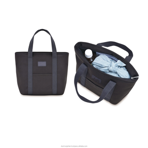 Venta al por mayor de papel de aluminio suave no tejido Cooler Bag aislado térmico plegable bolsa de almuerzo para llevar bolsas de Almuerzo - Product Image 5