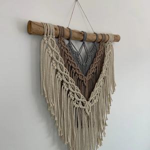 Colgante de pared de macramé de alta calidad, perfecto para interiores bohemios modernos o tiendas minoristas, regalos de inauguración de la casa, regalos de Navidad, vacaciones - Product Image 4