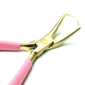 Latest Hair Extension Pliers Tools <b>Wigs</b> <b>Clips</b> with Silicone Back for Hair Extensions Accessories Golden Color Tools - Product Image 3