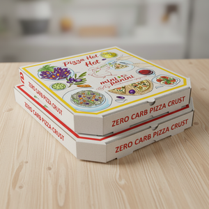 Custom Logo Printed <b>Pizza</b> <b>Box</b> Personalized Corrugated <b>Pizza</b> Packaging <b>Box</b> for Food Delivery and Restaurant Use - Product Image 3