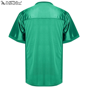 Maillots de football imprimés en mesh, athlétiques, de haute qualité, personnalisables, légers, respirants, uniformes sportifs avec différentes couleurs - Product Image 3