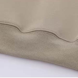 Sweat à capuche surdimensionné personnalisé 2027, 500 g/m², 100 % coton, poche tombante avec impression en relief, design uni de haute qualité pour l'hiver - Product Image 6