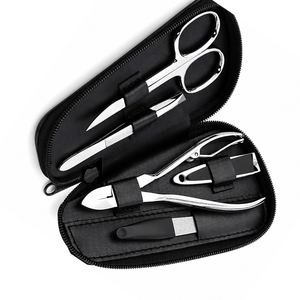 Juego de Manicura y Pedicura Profesional Portátil 5 en 1 de Acero Inoxidable Directo de Fábrica, Kit de Cuidado de Uñas con Caja de Color - Product Image 5