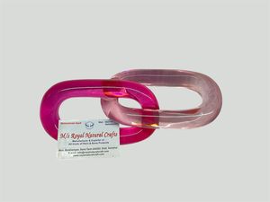 Adornos de pared de cadena acrílica modernos hechos a mano, decoración de hogar personalizada, colgante de resina mate adorable para arte mural - Product Image 5