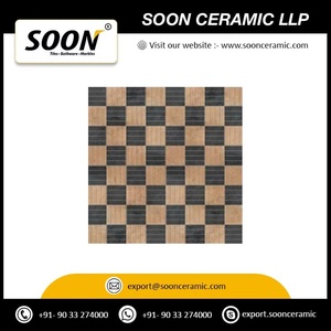 กระเบื้องปูพื้นพอร์ซเลนดิจิตอลลายใหม่ ขนาด 300x300 มม. ดีไซน์แบบชนบท ป้องกันแบคทีเรีย กันลื่น ผิวด้าน สำหรับใช้งานกลางแจ้ง - Product Image 4