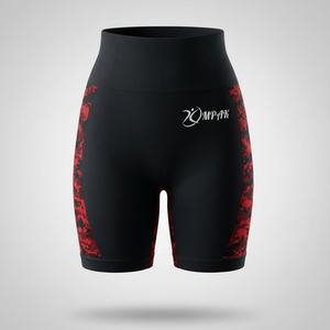 กางเกงขาสั้นเอวสูงสำหรับออกกำลังกาย ไร้ตะเข็บ ระบายอากาศได้ดี สไตล์สตรีทแวร์ กระชับสัดส่วน ยกกระชับสะโพก เหมาะสำหรับโยคะและออกกำลังกาย - Product Image 1