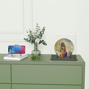 Handmade <b>Black</b> Metal Decorative Display Easel Stand Foldable <b>Plate</b> Photo Frame Book Holder Tabletop Display Stand - Product Image 6