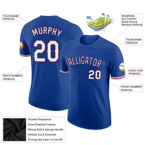 Maillots de baseball personnalisés en gros, uniformes d'équipe, vêtements de sport performants à manches courtes, fournisseur de chemises pour hommes en gros avec marque privée - Product Image 2