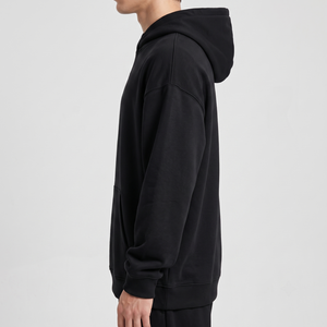 Sweat à capuche unisexe personnalisé en polyester/coton, coupe classique, doublé, effet délavé, tricoté, vierge, pour l'automne - Product Image 6