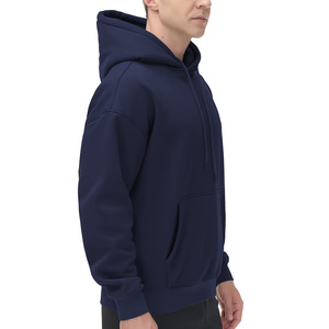 Trendy Winter Half Zip Velour Oversized <b>Waterproof</b> Hoodie for Men's Streetwear - Product Image 3