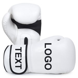 ถุงมือชกมวยโลโก้สั่งทำ ถุงมือมวยไทย MMA สำหรับฝึกซ้อมและแข่งขัน ถุงมือศิลปะการต่อสู้หนังพรีเมียม - Product Image 3
