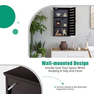 Multifunction Wall Mount Medicine Cabinet <b>Kitchen</b> <b>Storage</b> Organizer - Product Image 5