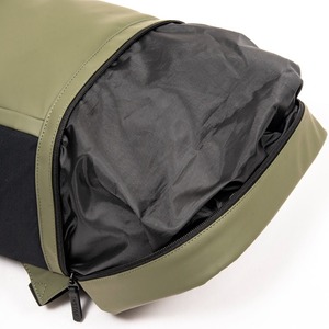 Green GRS Leather fashionable casual laptop <b>backpack</b> travel <b>computer</b> <b>backpack</b> - Product Image 6