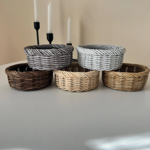 Trusted Multipurpose Handmade Rattan <b>Basket</b> For Fruit <b>Vegetable</b> And Bread <b>Storage</b> Durable Natural Rattan <b>Basket</b> For Kitchen 2026 - Product Image 1
