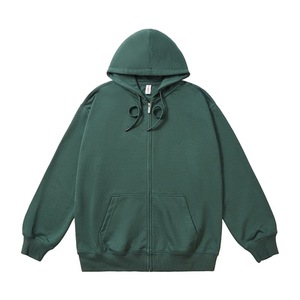 Sweat à capuche zippé Hip Pop grande taille pour homme, coupe ample, chaud pour l'hiver, style décontracté urbain, confortable - Product Image 6