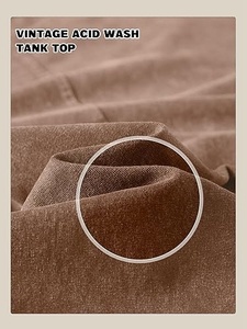 Men's Solid Color Sleeveless <b>Tank</b> <b>Top</b> Crew Neck Knitted 100% Cotton Casual Wear Gray Brown <b>Black</b> - Product Image 6