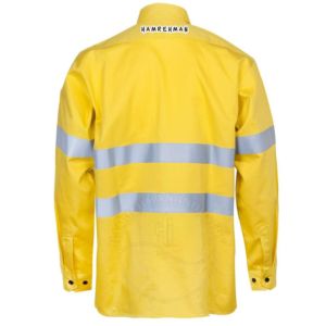 Good Quality Men Industrial Breathable Flame Resistant Work Wear FR Welding Shirt - Product Image 3