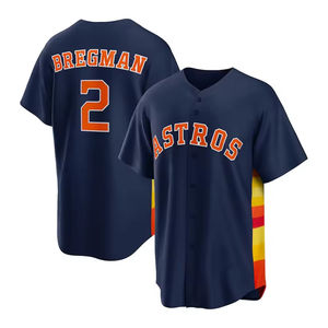 Camisetas de Béisbol Sublimadas de Alta Calidad OEM de Moda, Diseño Personalizado con Bordado, Cuello en V, Jersey Deportivo de Softbol para Hombre - Product Image 1