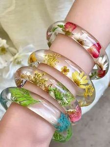 Decorative Resin <b>Bangle</b> <b>Bracelet</b> With Unique Swirl Pattern Suitable For Trendy Women's Jewelry Collection - Product Image 5