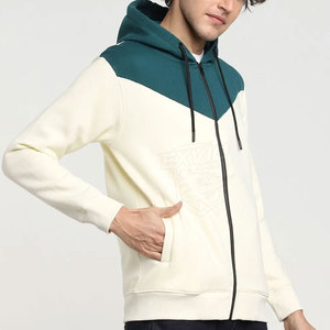 Prix de gros, sweat à capuche zippé pour homme 100% coton, haute qualité, best-seller, couleur et logo personnalisés. - Product Image 2