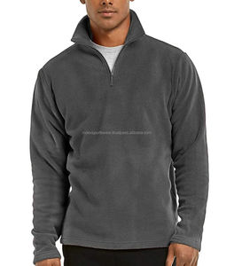 Pull-over en polaire à demi-fermeture éclair pour hommes Sweat-shirt à fermeture éclair avec demi-fermeture éclair Sweats à capuche et sweatshirts pour un port confortable - Product Image 2