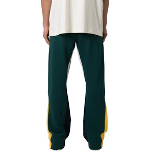 กางเกงวอร์มขายาวสำหรับผู้ชายแบบตามสั่งสไตล์สตรีทแวร์กางเกงระบายความร้อนแบบผ่าสีตัดกันระบายอากาศได้สำหรับใส่ใน2025 - Product Image 4