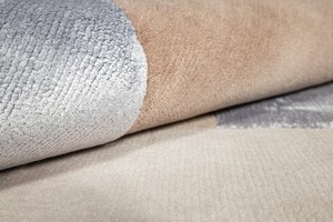 Tapis persan de luxe en laine et soie à boucles, tufté à la main, lavable, pour salon, chambre et décoration d'hôtel - Product Image 3