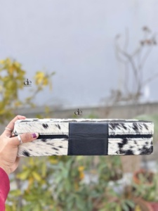New Designer Cowhide Leather Heat Resistant Leather Hair Straightener Curling Iron <b>Cases</b> Perfect Organizer for Hair Tools - Product Image 4