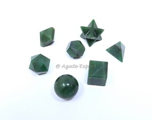 Venta caliente Meditación espiritual Cristal Kambaba Jasper Sagrado 7 piezas Juego de geometría para meditación - Product Image 3