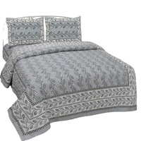 Ensemble de literie imprimé 100% coton avec taie d'oreiller 200TC 90x108 pouces sans Azo, offre spéciale