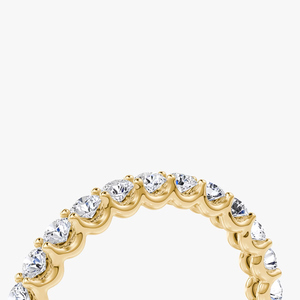 Anillo de Eternidad con Diamante Redondo Cultivado en Laboratorio, Certificado por IGI, en Oro Blanco de 14K, Anillo de Boda Completo, Apilable, para Aniversario o Fiesta - Product Image 6