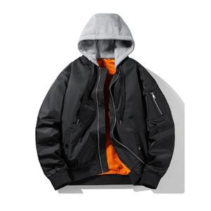 Ultimate 2-in-1 Reversible Men's Casual Windbreaker Flight Bomber <b>Jacket</b> Vintage MA1 <b>Pilot</b> <b>Jacket</b> Green - Product Image 6